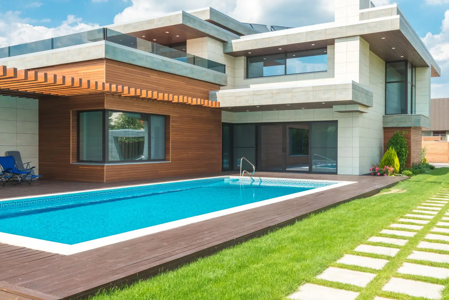 Swimming pool built in Newington, NSW